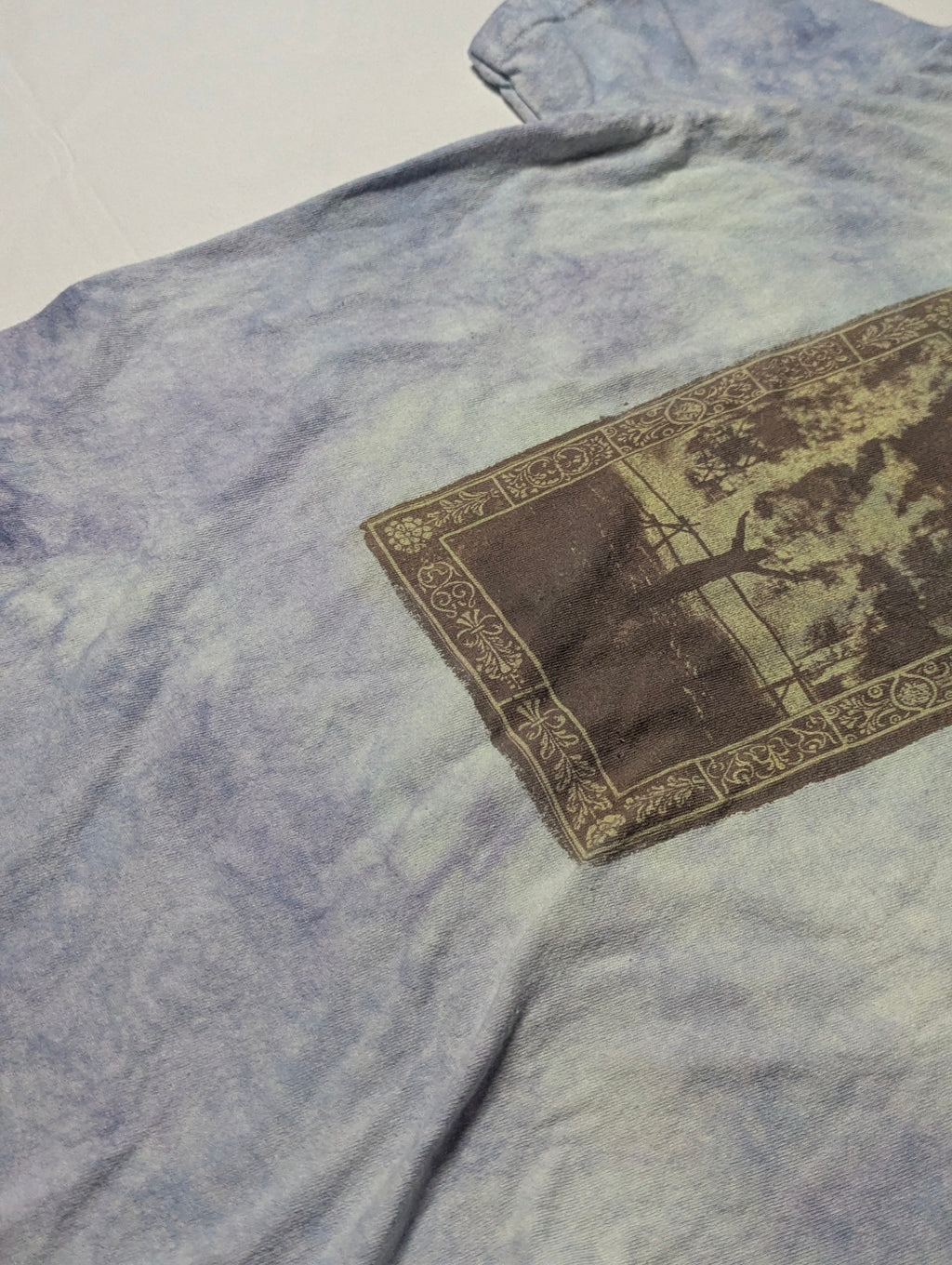 Blue Burning Man Tee