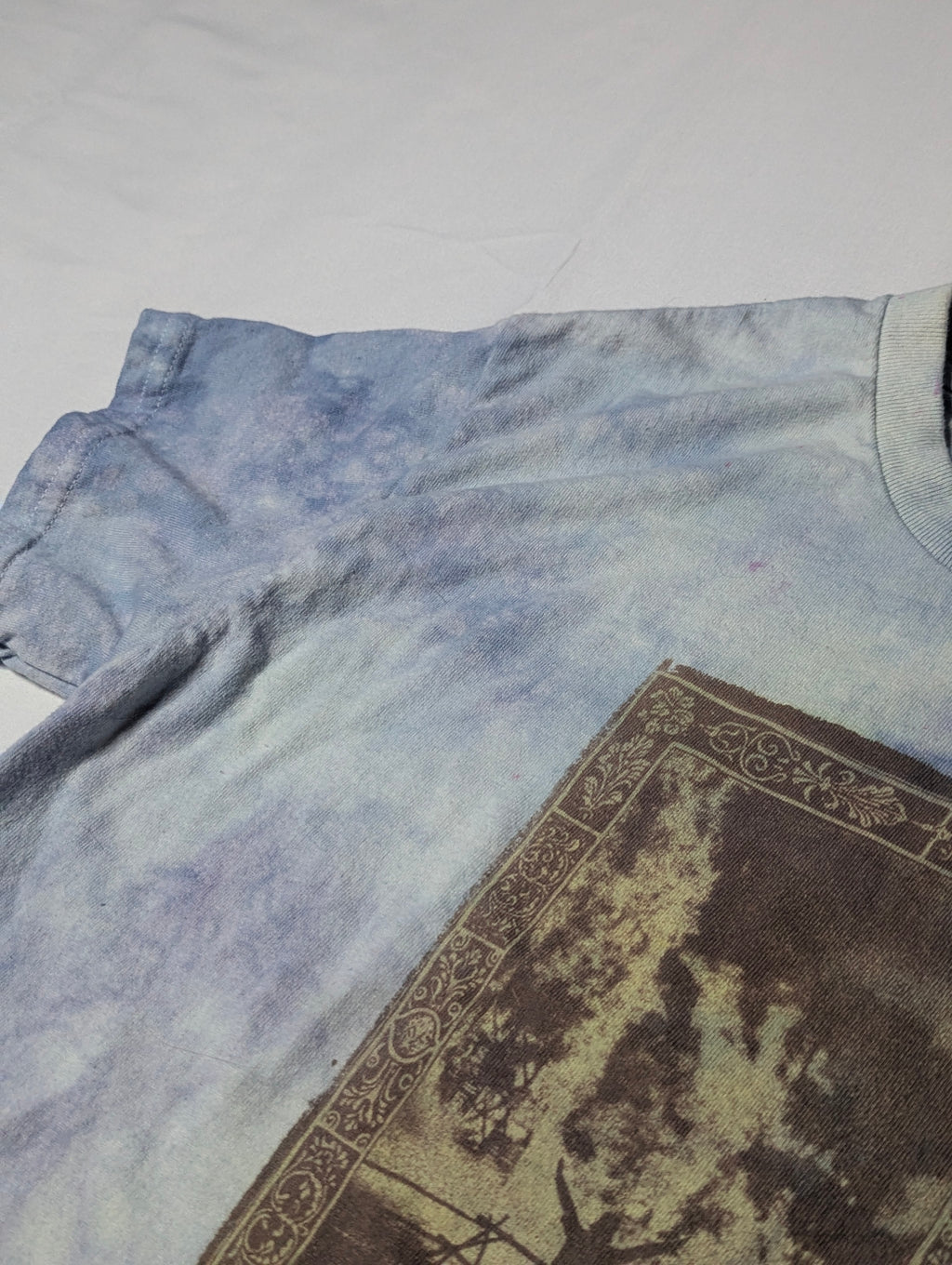 Blue Burning Man Tee
