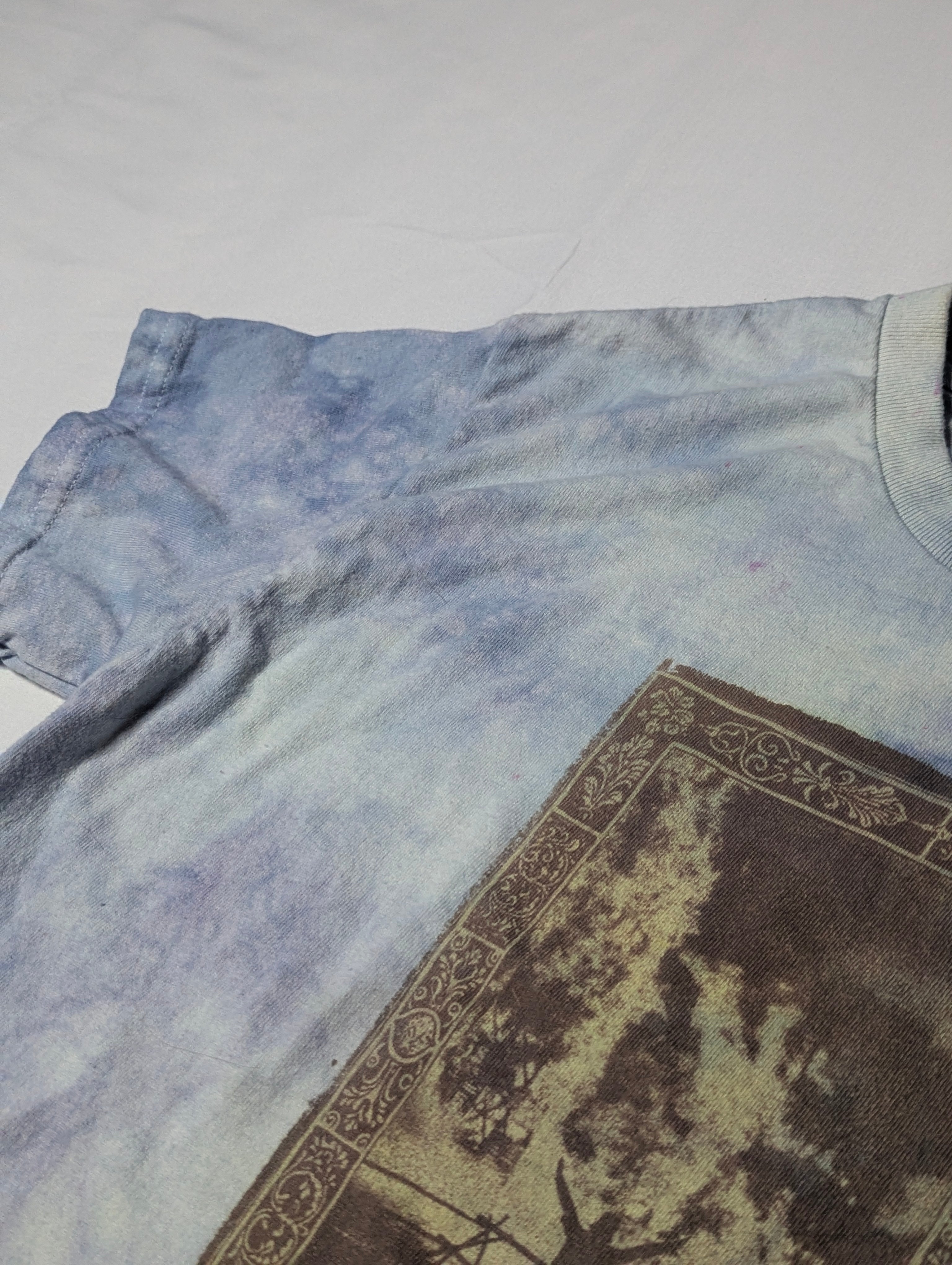 Blue Burning Man Tee
