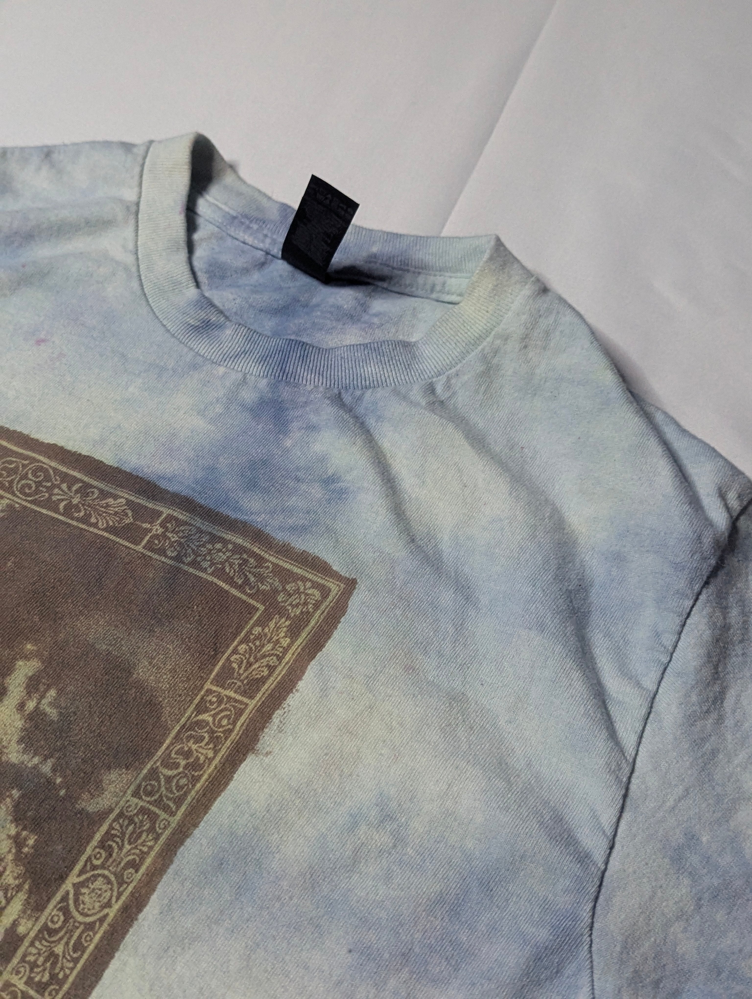 Blue Burning Man Tee