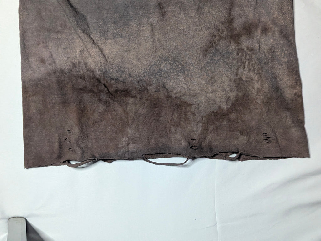 Brown and Gray Fade Skull Tee