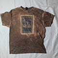 Brown Burning Man Tee