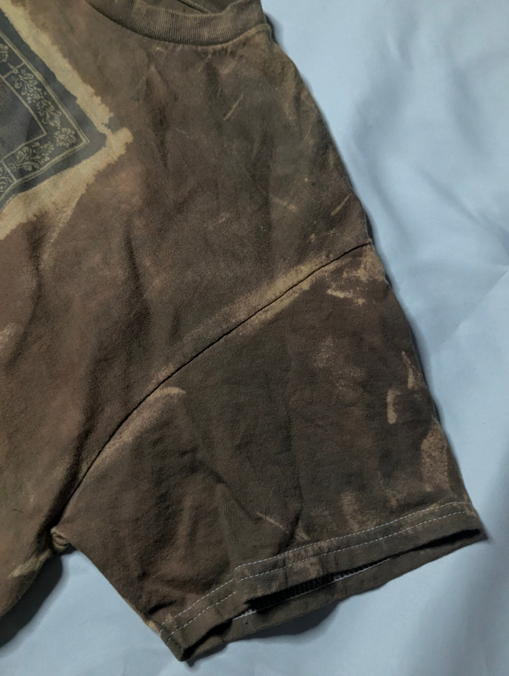 Brown Burning Man Tee