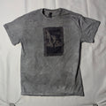 Gray Burning Man Tee