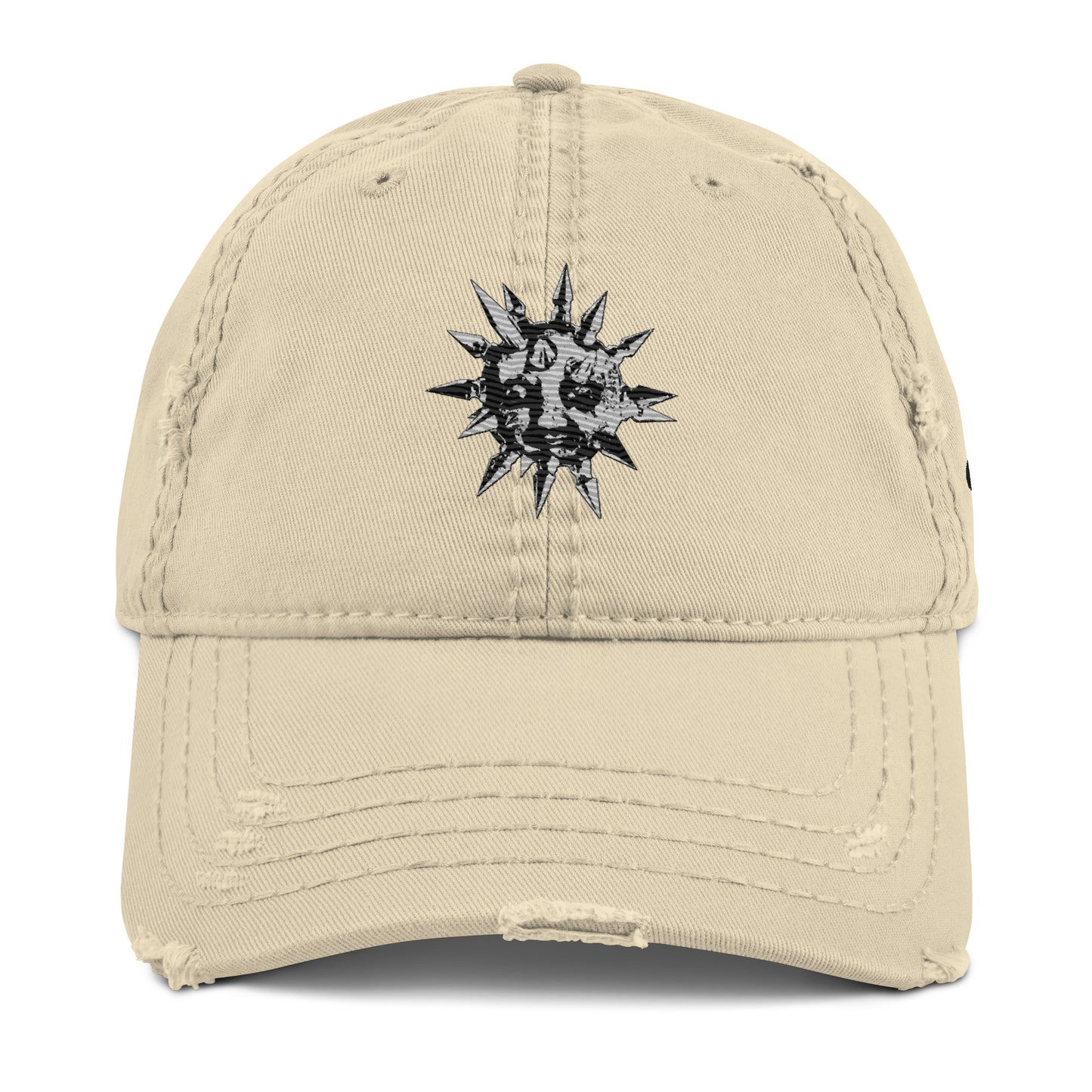 Mace Face Distressed Cap