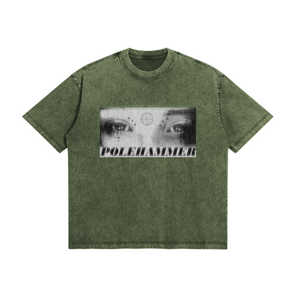 Eyes Acid Wash Tee