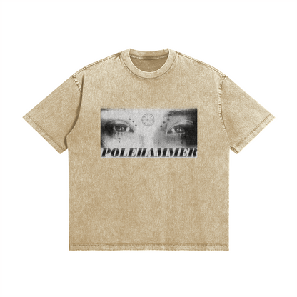 Eyes Acid Wash Tee