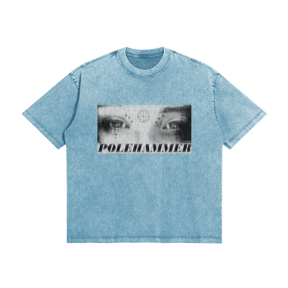 Eyes Acid Wash Tee