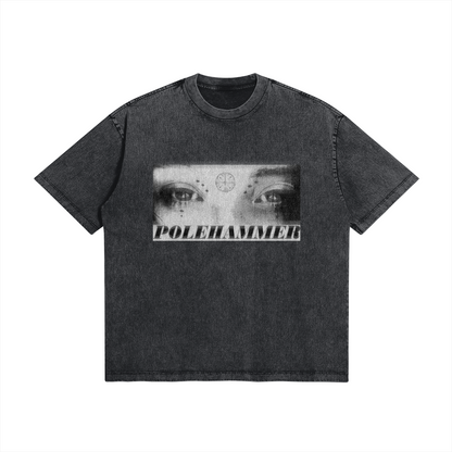 Eyes Acid Wash Tee