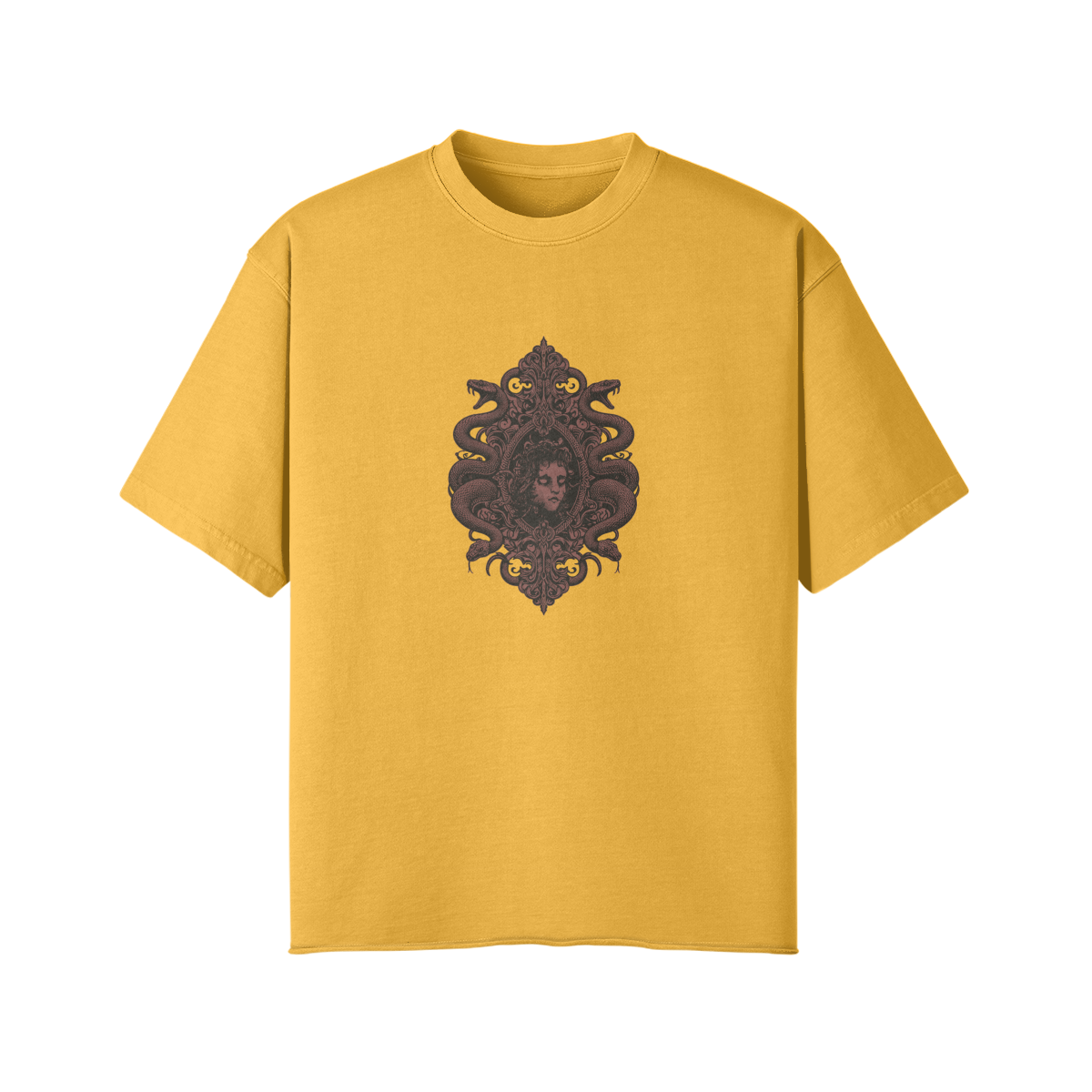 Medusa Red Trimmed Seem Oversized