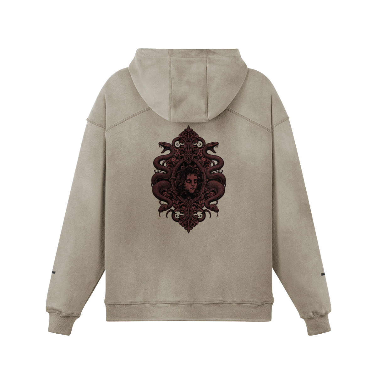 Medusa Red Sun Bathed Pullover Deluxe