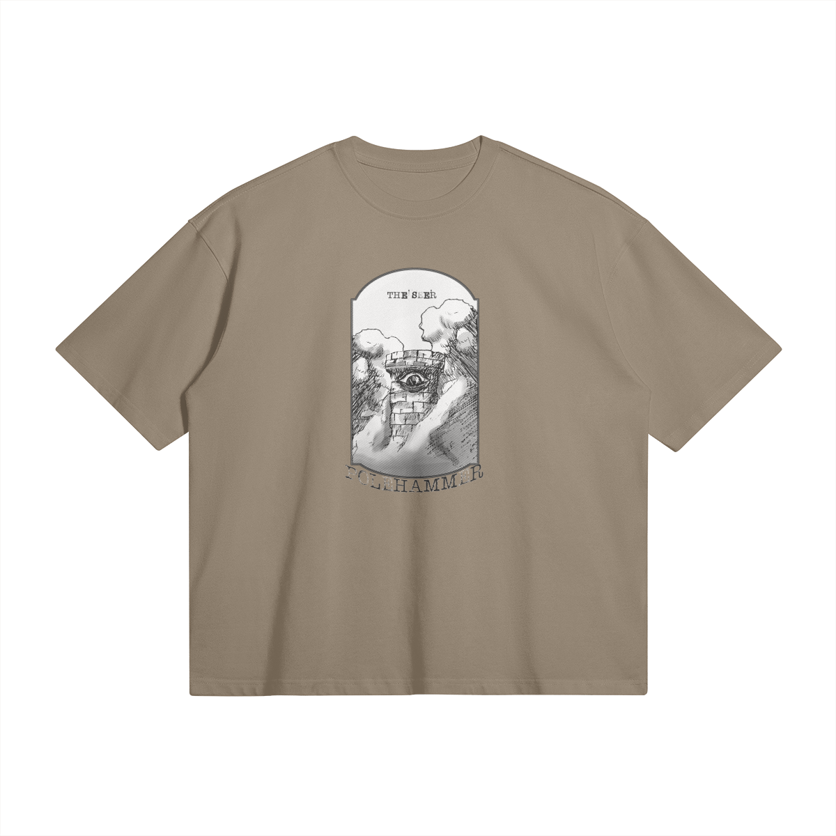 The Seer Oversized Trimmed Tee