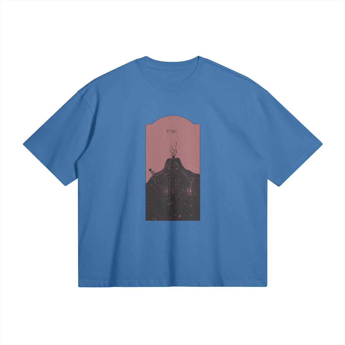 Red Time Oversized Tee